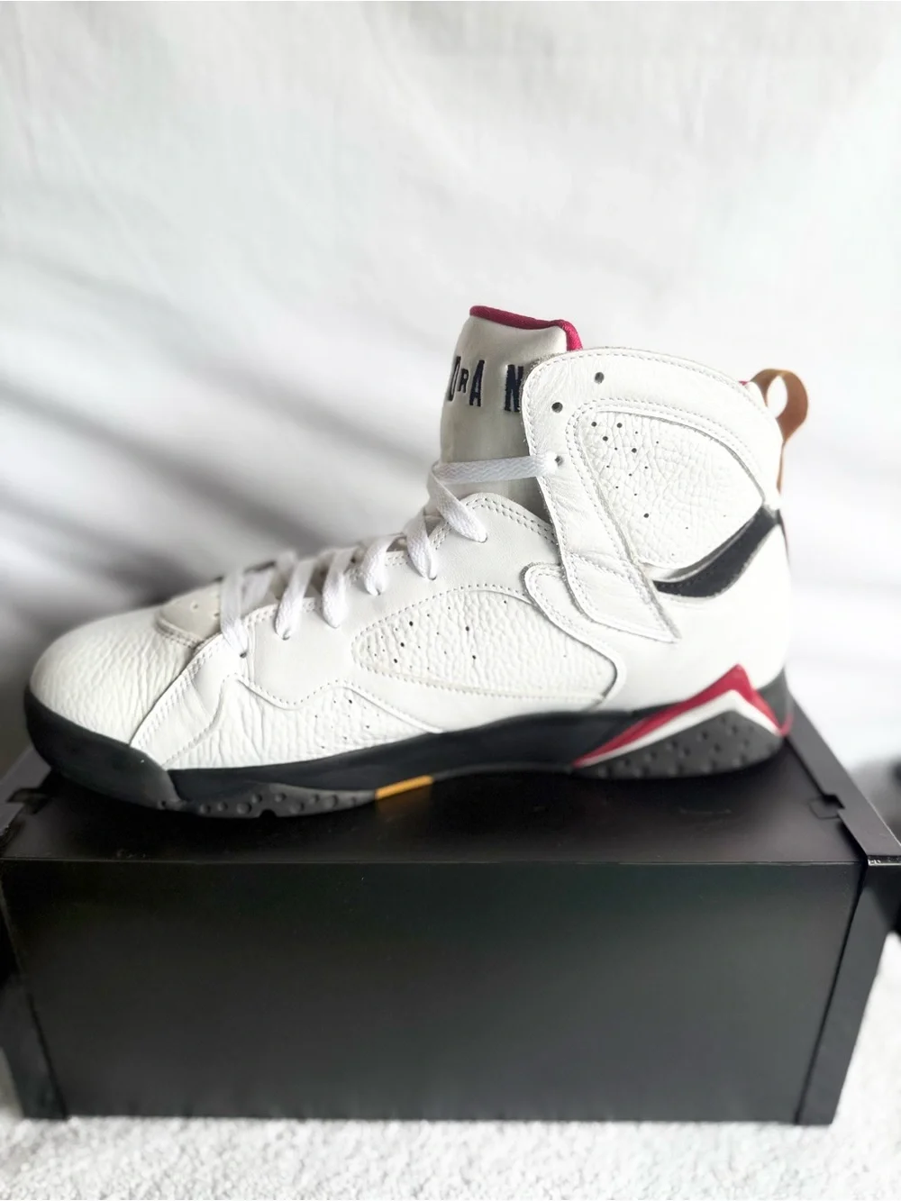 AUTHENTIC Jordan 7 Retro Cardinal size 12 CU9307-106 2022 PRE-OWNED